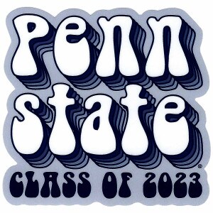 decal 70s style Penn State Class of 2023